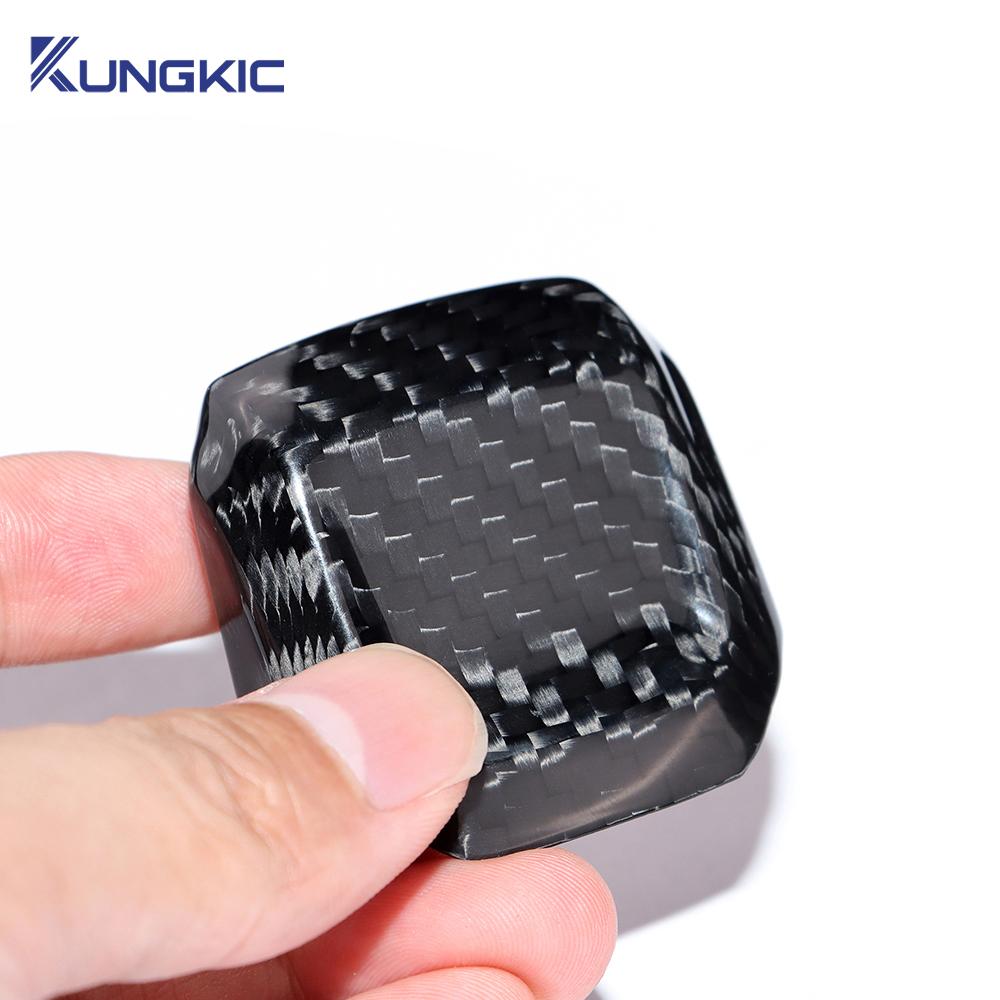 Real Dry Carbon Fiber For Seat Leon MK4/Cupra Leon/Cupra Formentor 2020 2021 2022 2023 2024 2025 LHD RHD Gear Shift Konb Trim vbn155