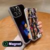 Модный прозрачный чехол Becky G из ТПУ с поддержкой MagSafe для iPhone 17 16 15 14 13 12 11 Air Pro Max Plus Mini, цветной чехол