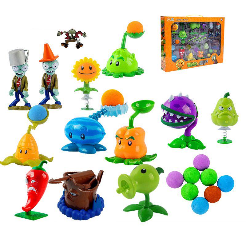 Увлекательный игровой набор Plants Vs Zombies с яркими мини-фигурками для детей