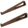MA Line Laptop Portable and Inclined Wooden Stand Stand, Lightweight, Compact, (Walnut)