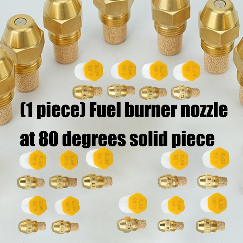 Промышленная металлическая форсунка 80 градусов, усиленная металлическая форсунка для оборудования для сжигания топлива, варианты 14 GPH