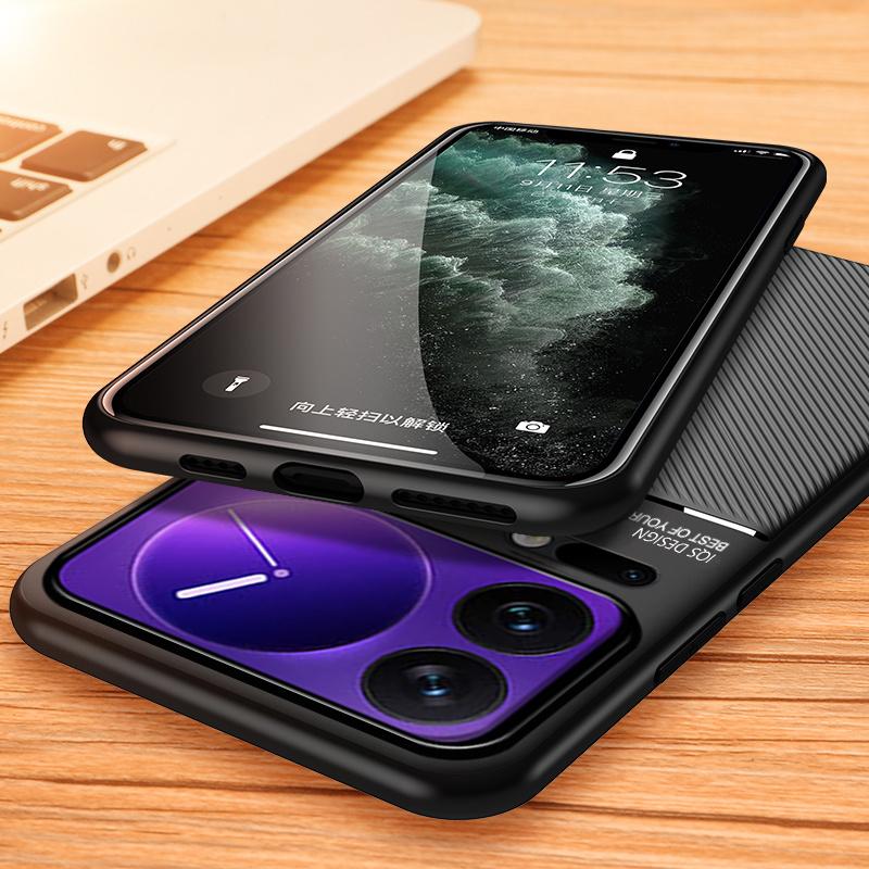 Чехол для Xiaomi 17 Pro 5G, автомобильный магнитный держатель, кожаная накладка, чехол для телефона Xiaomi 17, Xiaomi Mi 17, Mi 17 Pro Max, задняя крышка Fundas
