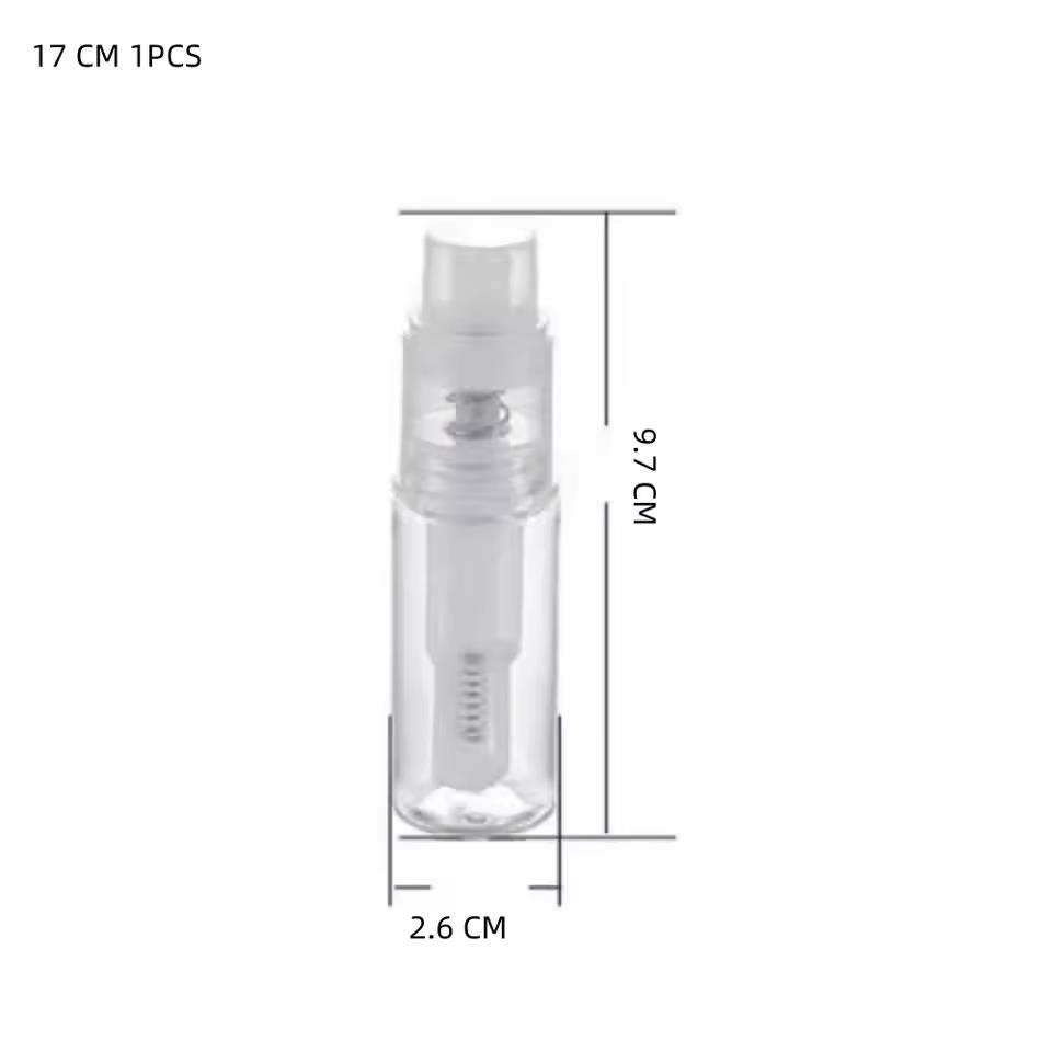 17ml/180ml Powder Pump Spray Bottle for Talcum Powder Pepper Seasoning Powder Loose Powder Salon Accessories 1PCS/2PCS 4