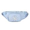 MLB Серия Monogram Ny Yankees Винтажный Цветочный Принт Логотип-Буква Нейлоновая Сумка Через Плечо Унисекс Сумки Туманно-Синий 32BGC9111-50S