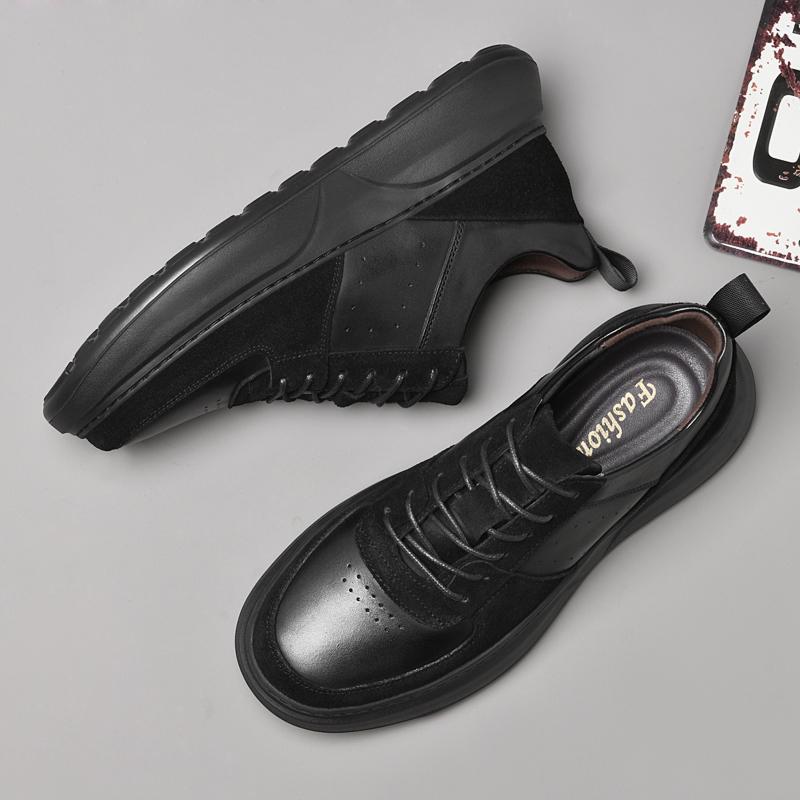 Роскошные брендовые мужские повседневные туфли из натуральной кожи, удобные кроссовки для отдыха на открытом воздухе, новый дизайн, мужская официальная обувь для вечеринок, туфли на толстой подошве