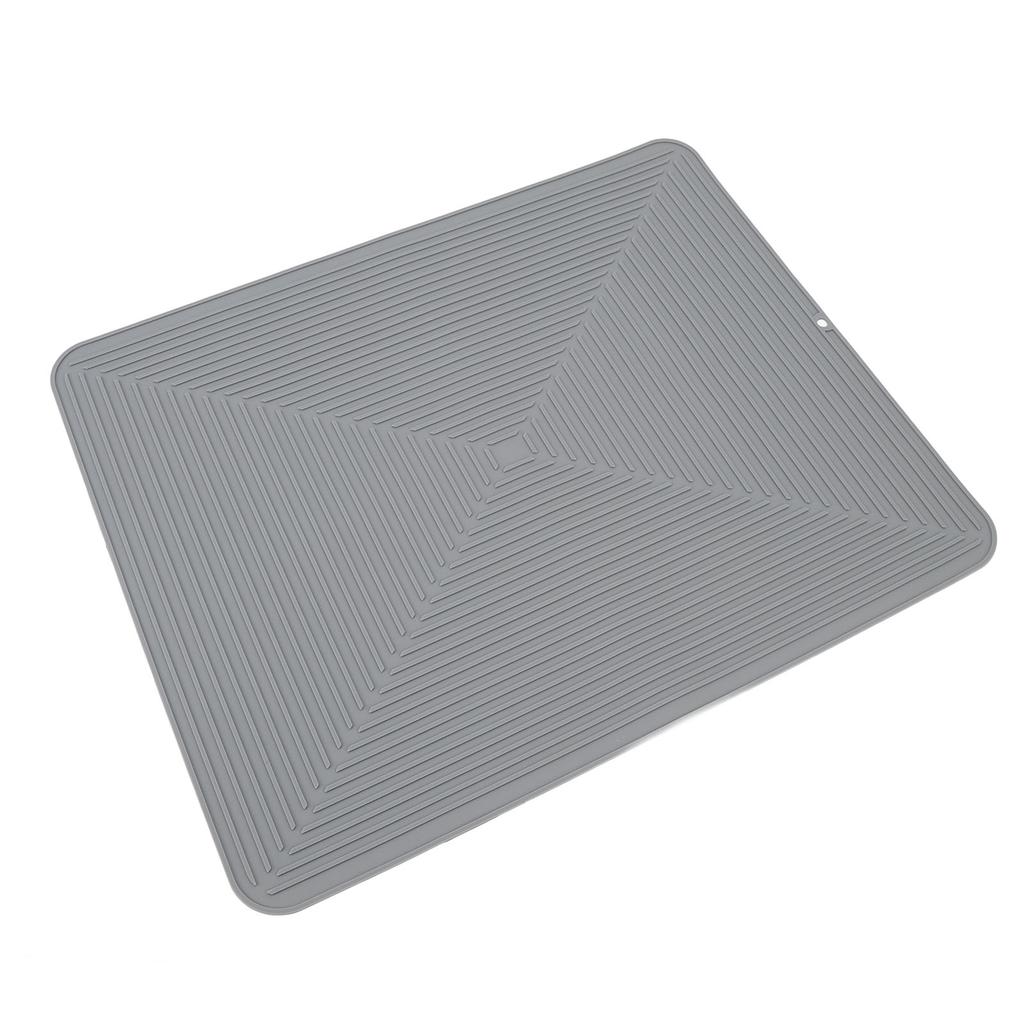Silicone Dish Drying Mat Countertop Protector Ht Insulation Non Slip Drain Pad for Kitchen Counter