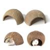 Bite-resistant Hamster Coconut Cage Natural Coconut Shell Hamster House Guinea Pig Hideout  Lizards