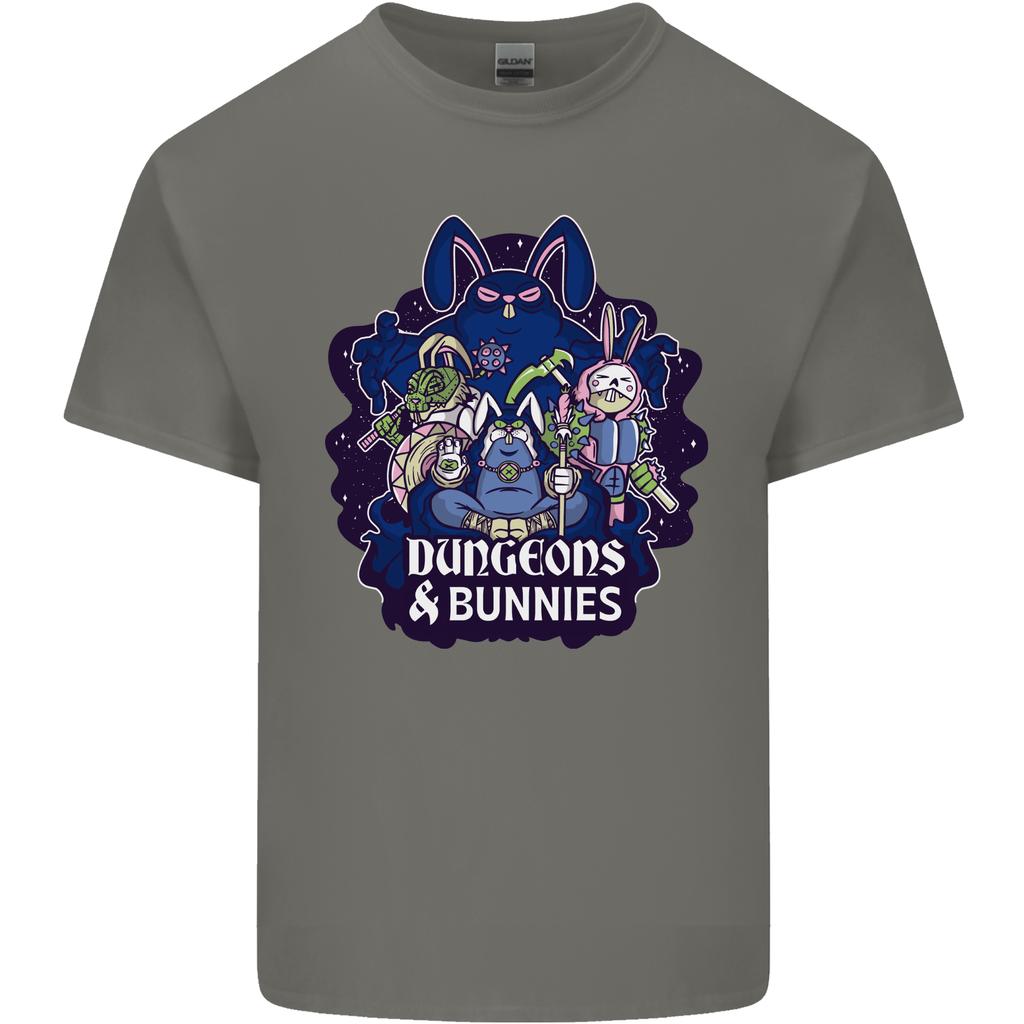 Dungeons Bunnies Role Play Games RPG Unisexs Light Cotton TShirt