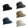 Quick-dry Flax Sun Hat Sunscreen Japanese Style Bucket Cap Fashion Roll Rim Fisherman Hat  Camping