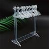 Coat Hanger Shape Acrylic Earrings Display Stand Polymer Clay Soft Pottery Earrings Holders Tabletop Jewelry Display Organizers