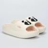 Fashion Summer Thick Platform Cloud Slippers Women Cartoon Panda Eva Pillow Slides Woman Thick Bottom Non Slip Bathroom Home Slippers