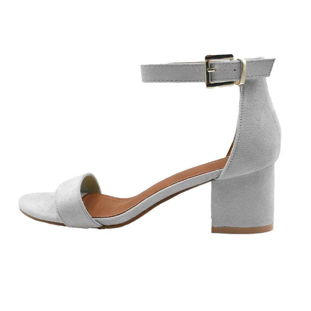 Where's That From Womens/Ladies Emani Strappy Mid High Block Sandals