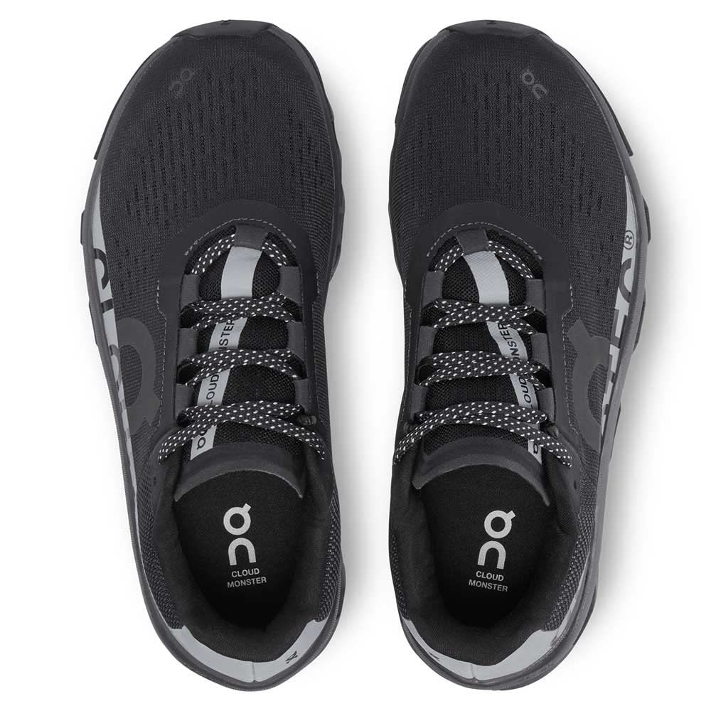 On Cloudmonster Lumos Running Size Cm Women's Shoes, Black, 24.5