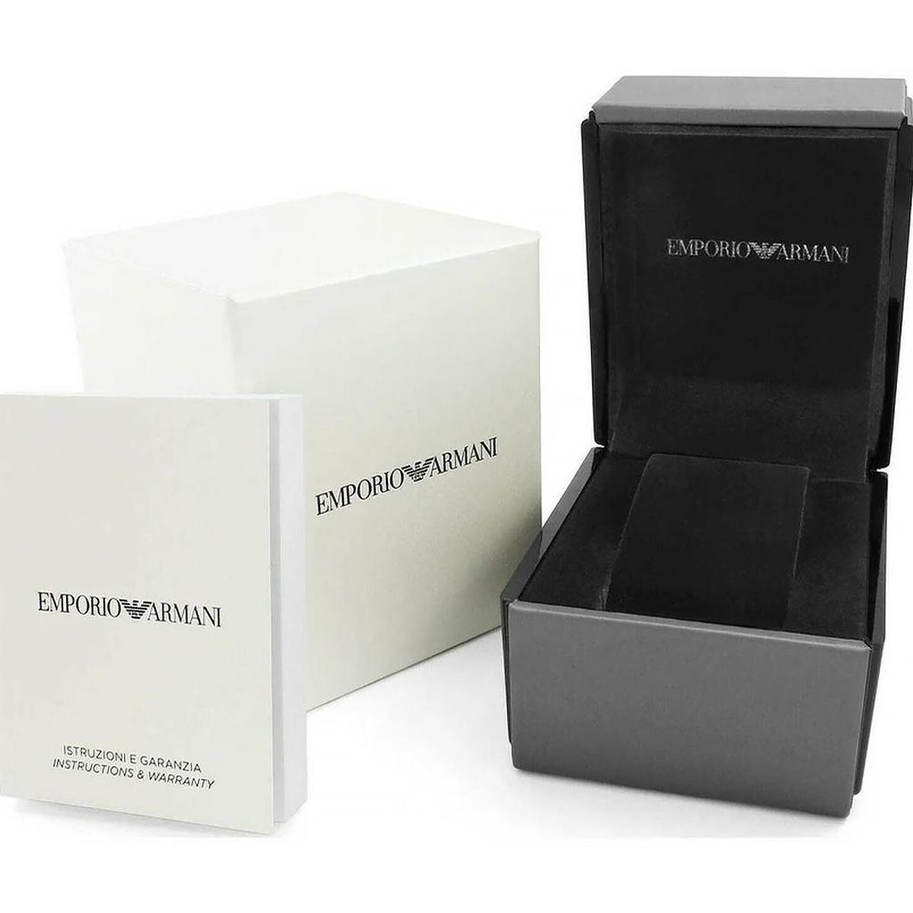 Emporio Armani AR1410 Ceramica Chronograph мужские часы с черным циферблатом