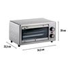 Mini-four électrique - unbekannt - 9l - 300w - 24v - acier inoxydable