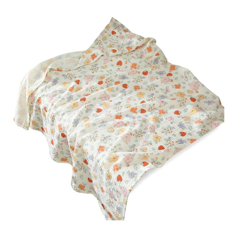 Cotton Muslin Swaddle Soft Kids Bath Towel Children Bedding Swaddle Blanket Girls