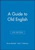Книга A Guide To Old English