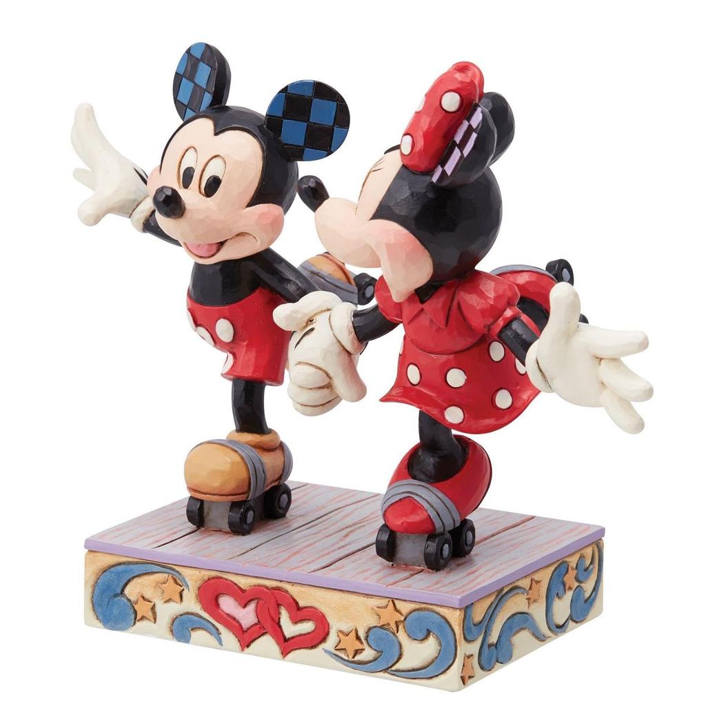 Enesco Mickey Minnie Roller Skates Size X X 14cm DTR6014315 Statue/Figure ``DISNEY TRADITIONS'' & 10.5 18.5