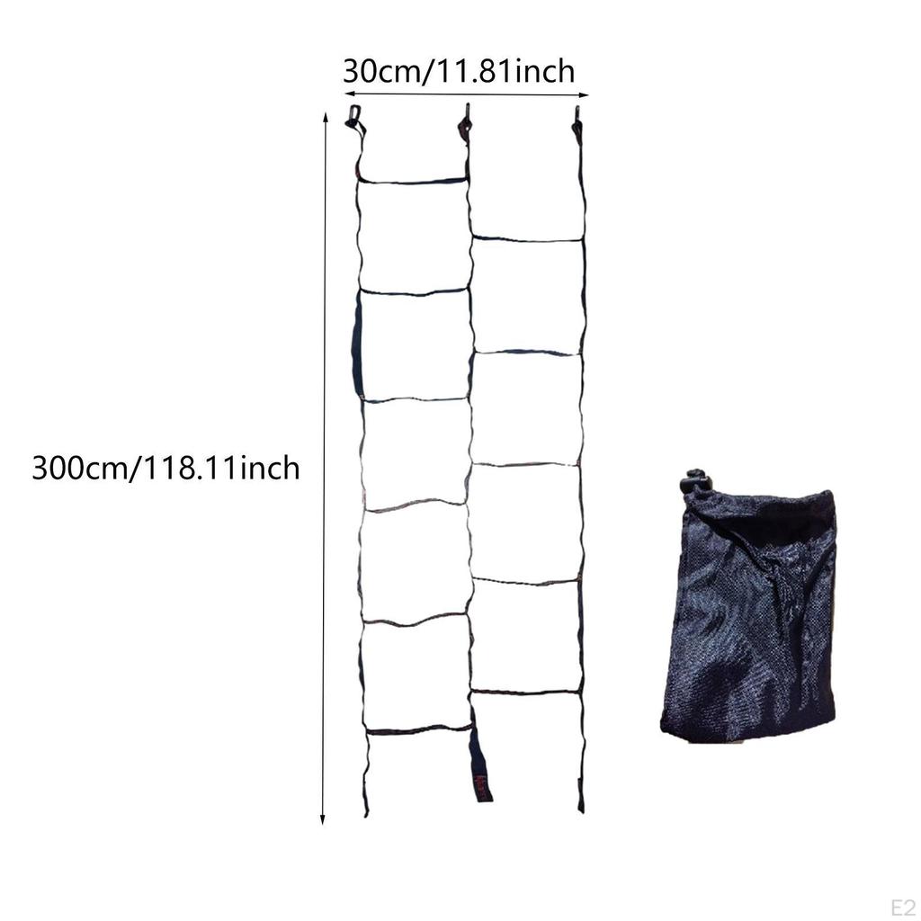 Двухрядная веревочная лестница для скалолазания для детей, игровая площадка для альпинизма, парк с