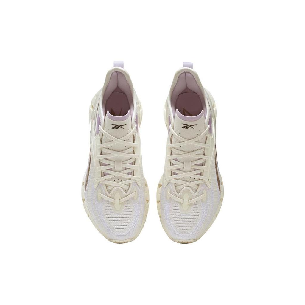 Reebok Zig Kinetica 3 Chalk Taupe Женские кроссовки White Purple-Oasis HR1319