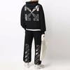 Off-White Толстовка Caravag Arrow Over Hoodie черного/белого цвета для мужчин OMBB037C99FLE0031001