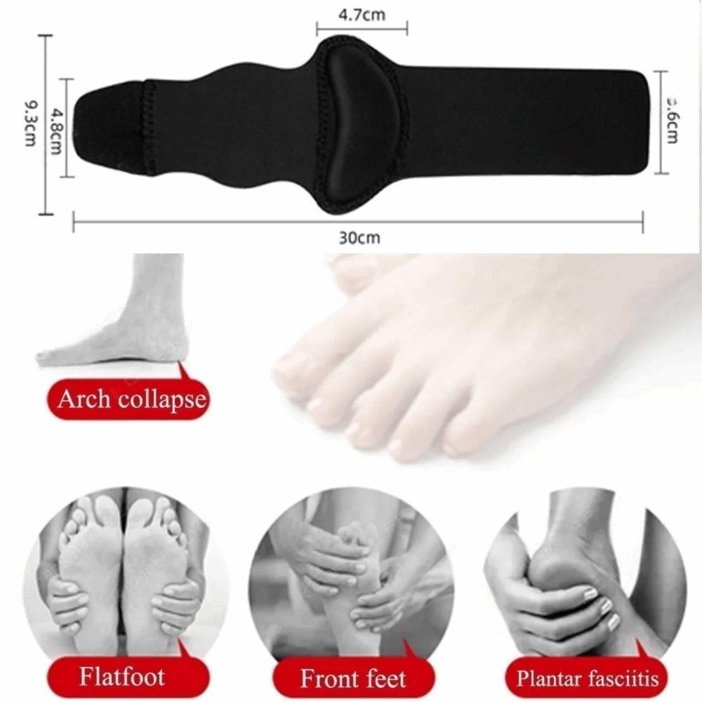 1Pair Flat Foot Correction Arch Pad Support Non-Slip Cushion Absorb Shock Compression Arch Support Brace Foot Pads