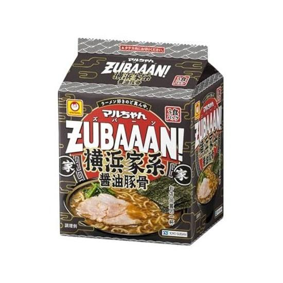 Maruchan ZUBAAAN Yokohama Iekei Shoyu Tonkotsu 3-pack 1 Instant Noodles Rich Soup Thick Authentic