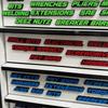 Portable 3D-Printed Tool Box Labels  For Steel Toolboxes Carts Drawers and Cabinets