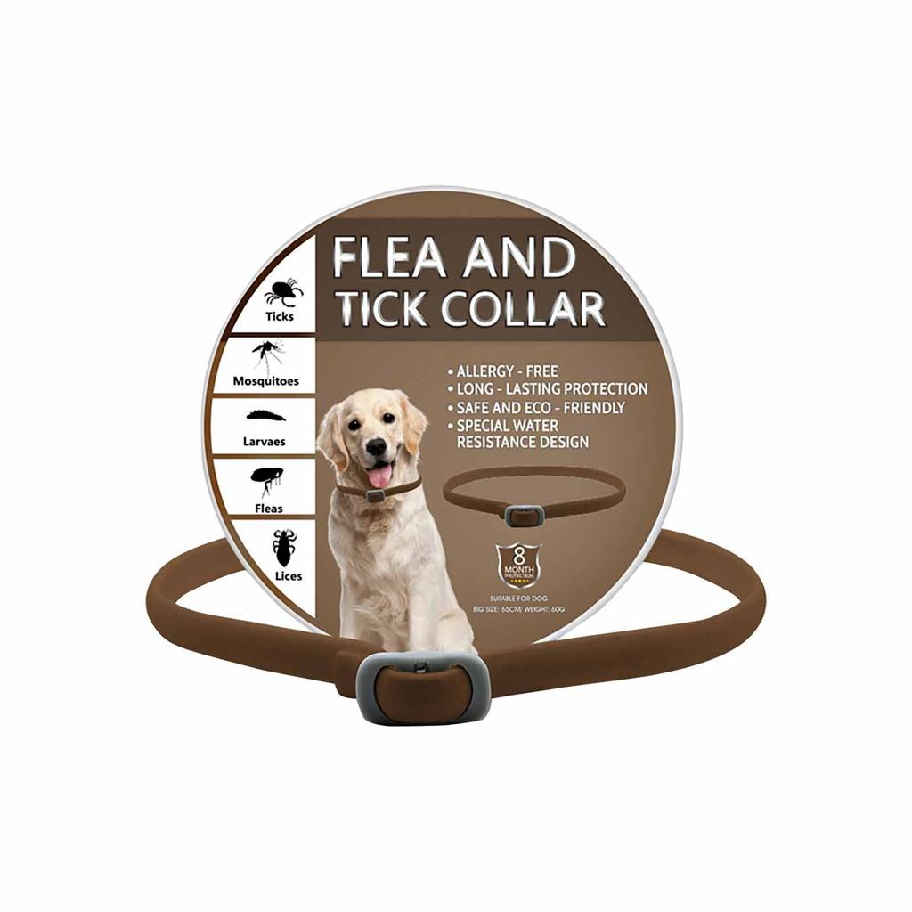 Ошейник от клещей для собак – эффективный против – водонепроницаемый и регулируемый Tick с натуральными ингредиентами