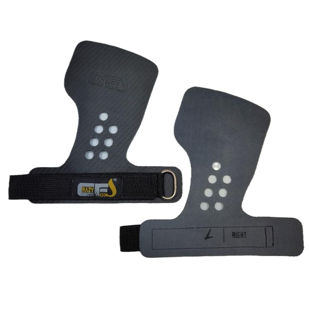 CRAZY FOXS Tomahawk Grips Lifting Straps Heavy Duty Grips for Pull Ups Dead Lift Power Lifting Pull up Rowing Machine