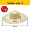 Farmer's Wide Brim Sun Hat: Outdoor Travel, Summer Protection, Tea Picking, Coolie Fishing Hat