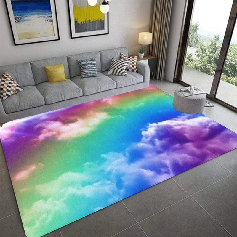 Ковер с принтом C-Clouds Модный коврик для йоги Нескользящий ковер Украшение спальни Уличный ковер Спальня Подарок на день рождения