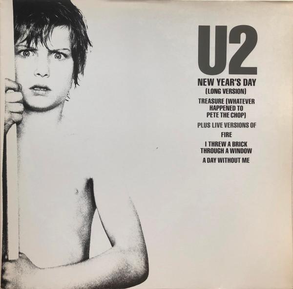 12-дюймовая пластинка U2 New Years Day Длинная версия 600741 Island Records 1985 Европа Рок Б/у
