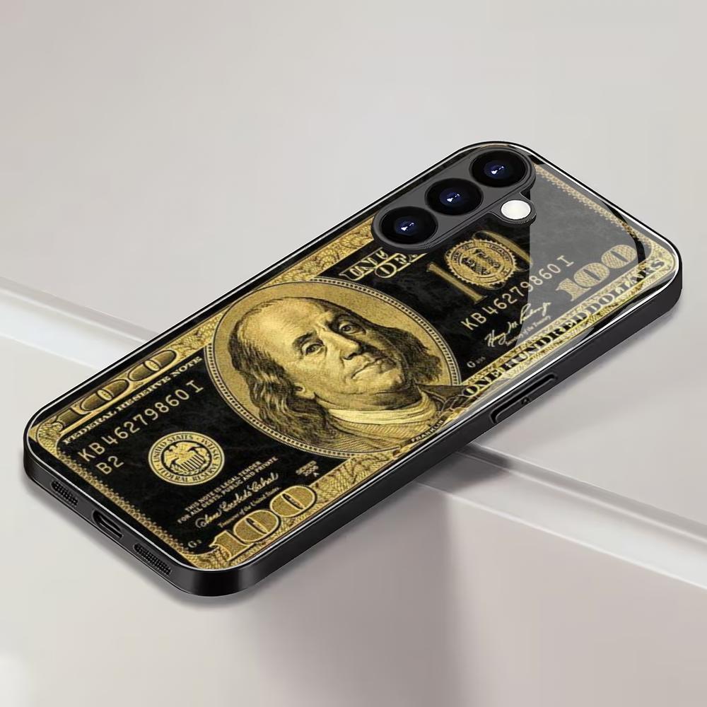 Закаленное стекло USD element чехол для телефона подходит для Samsung Galaxy S26 S25 S24 S23 S22 S20 FE/Ultra/Plus противоударная задняя крышка