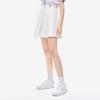 Fila Спортивная жизнь Однотонная плиссированная тканая юбка Удобная повседневная мини-юбка Женские юбки Облачно-белый F11W238310F-WT