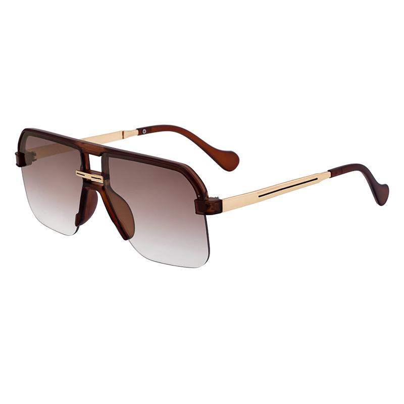 Солнцезащитные очки с большой оправой, мужские усовершенствованные очки, солнцезащитные очки с полуоправой