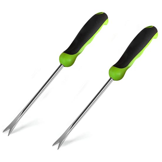 Эргономичная ручка, инструмент для удаления сорняков из нержавеющей стали, V-образная головка, устройство для прополки, садовый ручной инструмент для прополки, садовый подарок