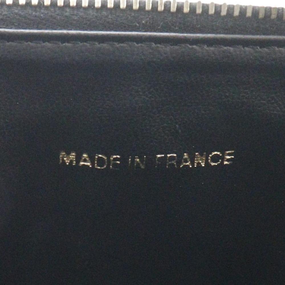Chanel Косметичка A01998 Знак COCO Сумка черная Кожа Кавьяр Женская Б/у