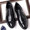 High Quality Leather Shoe Men Dress Shoes Brogue Handmade Leather Shoes Men Luxury Brand Business Formal Shoes Zapatos De Hombre