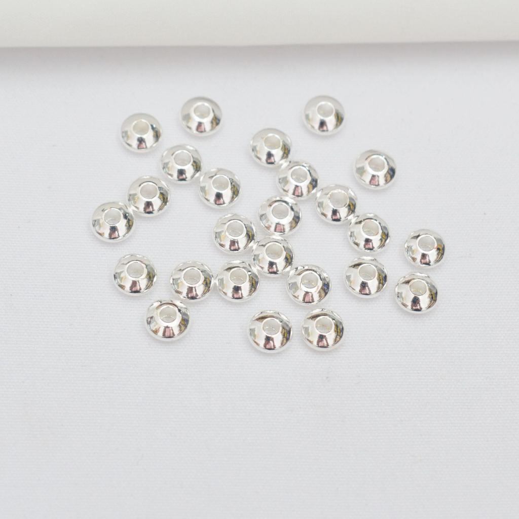 100 шт. 148-каратного золота, сохраняющего цвет, бусины счеты, сделай сам, браслет, ожерелье, ювелирные изделия с бусинами, материал-разделитель в виде летающей тарелки