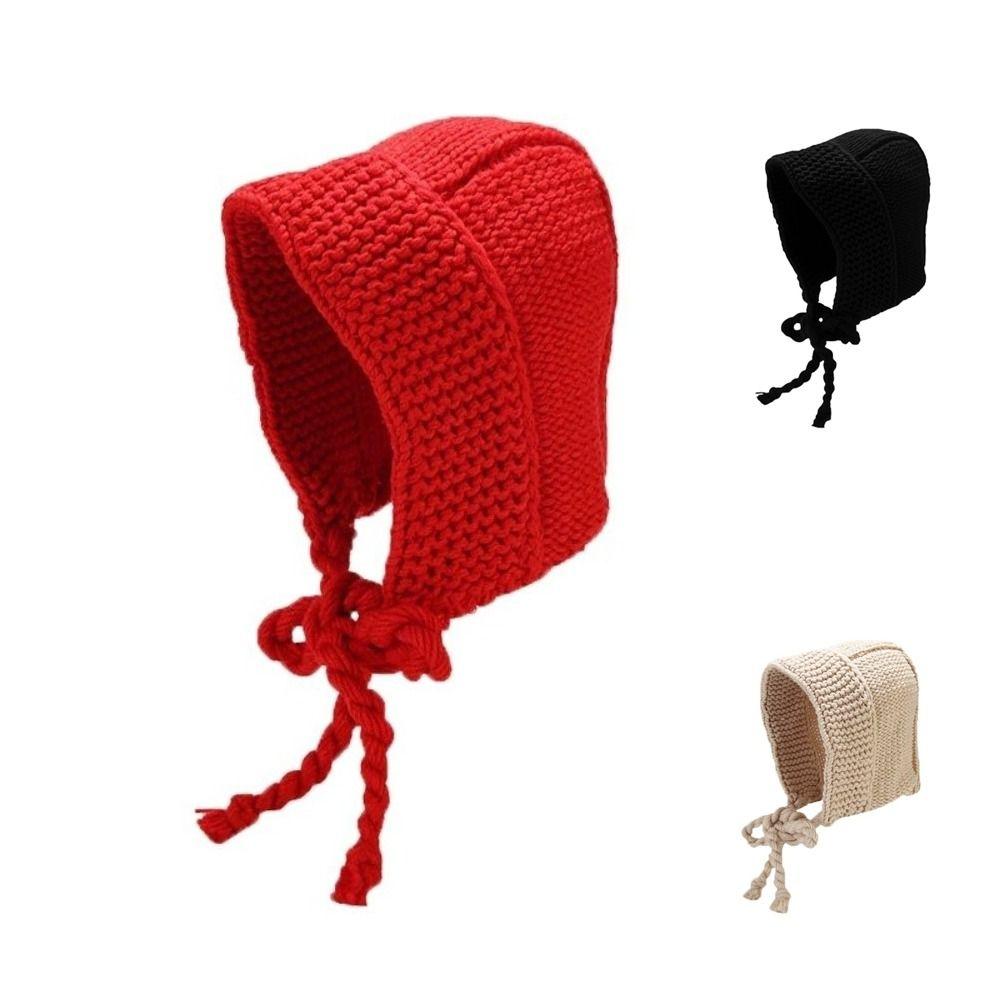 Warm Woolen Cap Thickened Beanie Hat Trendy Knitted Cap Autumn Winter