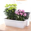 3шт прямоугольные кашпо цветочный горшок балкон дворик овощной корыто для посадки цветов пластиковые питомники цветочный горшок оптовая продажа