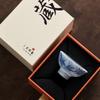 Pure Hand-painted Ink-dyed Green Bamboo Gathering Wealth Cup Single Cup Master Cup Gift Box Gift Kung Fu Tea Set Tea Drinking Cup
