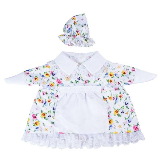 Yousheng Spring Flower Porch Goose Outfit for 23Inch Cement Goose Wildflower Floral Goose Clothes for Spring Summer Outdoor Patio Yard Lawn Decoration