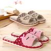 Linen Indoor Home Slippers For Men And Women Home Garden Household Slippers