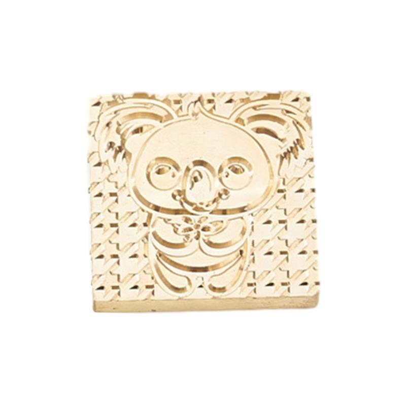 Bear Wax Seal Stamp Brass Animal Series Sealing Wax Stamp for DIY Envelope Wedding Birthday Invitation Card Scrapbooking
