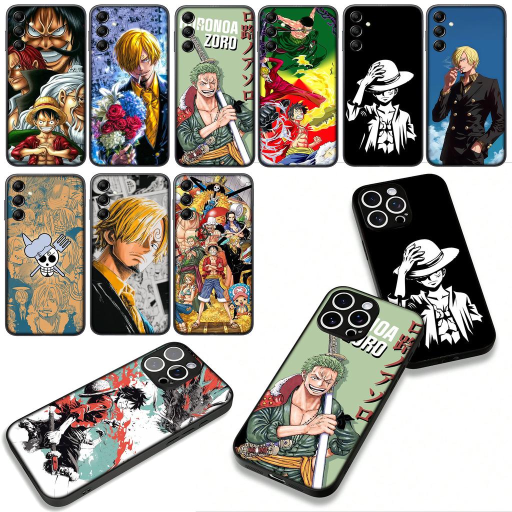Roronoa Zoro One Pieces Luffy Sanji for Samsung Galaxy A36 A17 A26 A07 A35 A54 A53 A13 A33 A34 S8 S9 S20 S21 FE S10 Plus Case