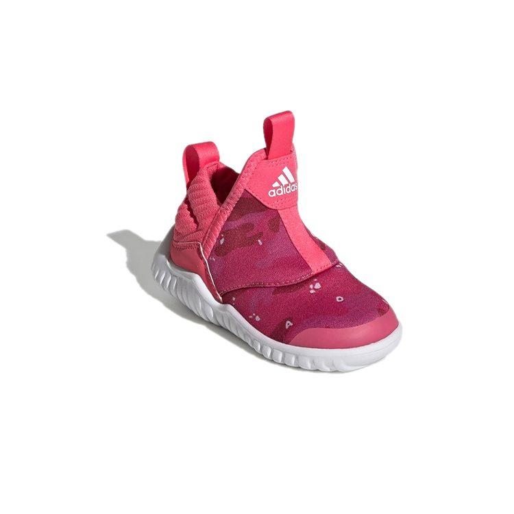 adidas Дышащие низкие детские кроссовки Rapida, розовые, для малышей и детей ясельного возраста, EE9331