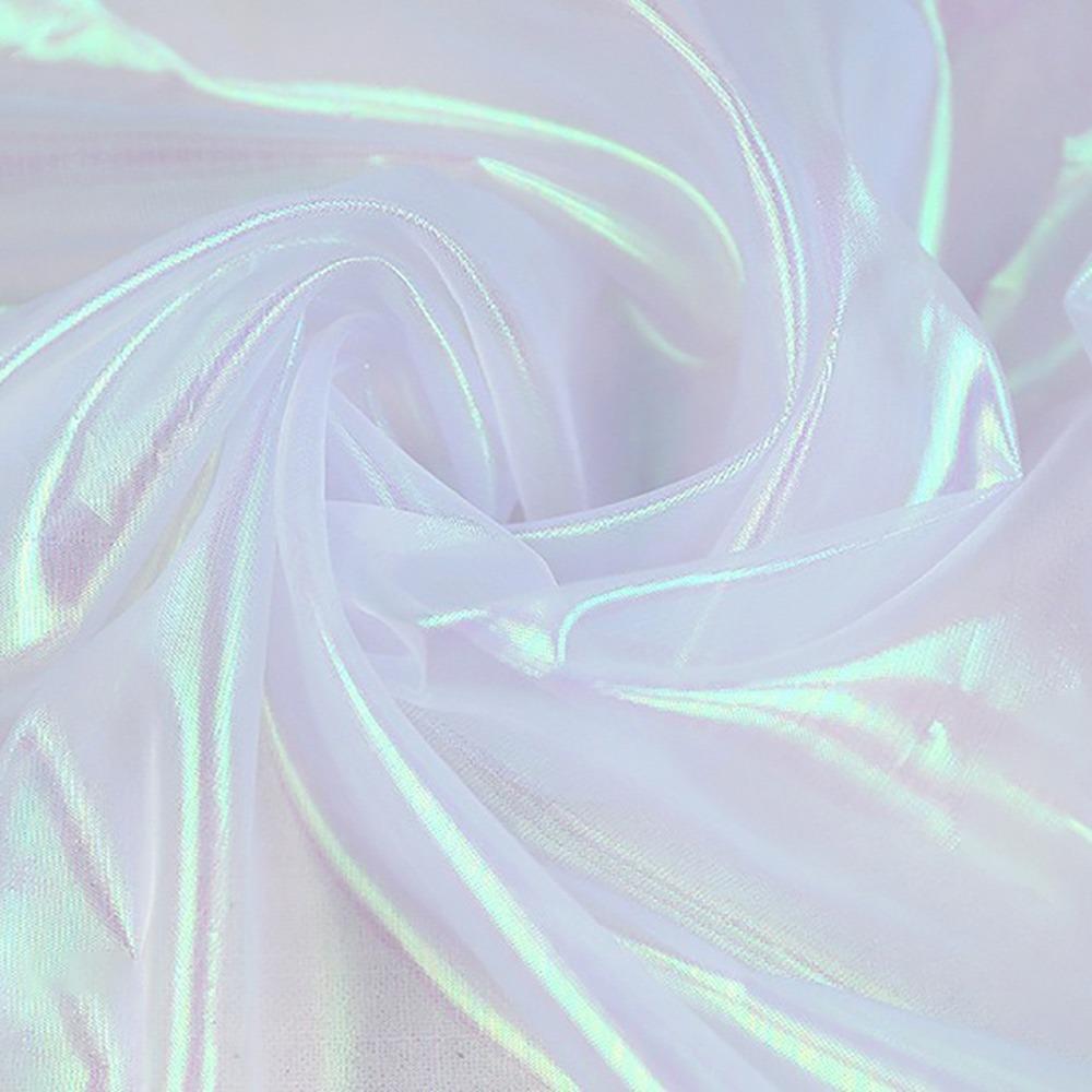 Thin Laser Tulle Shiny Organza Dresses Fabric Skirts Clothes Sewing Organza Fabrics  Designer