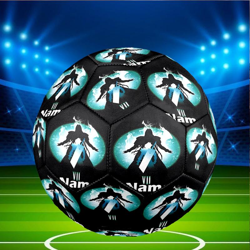 Custom Name Personalized Final Fantasy Print Size 5 Soccer Ball Training & Match Football, for Team, Kicking, Gift for Football